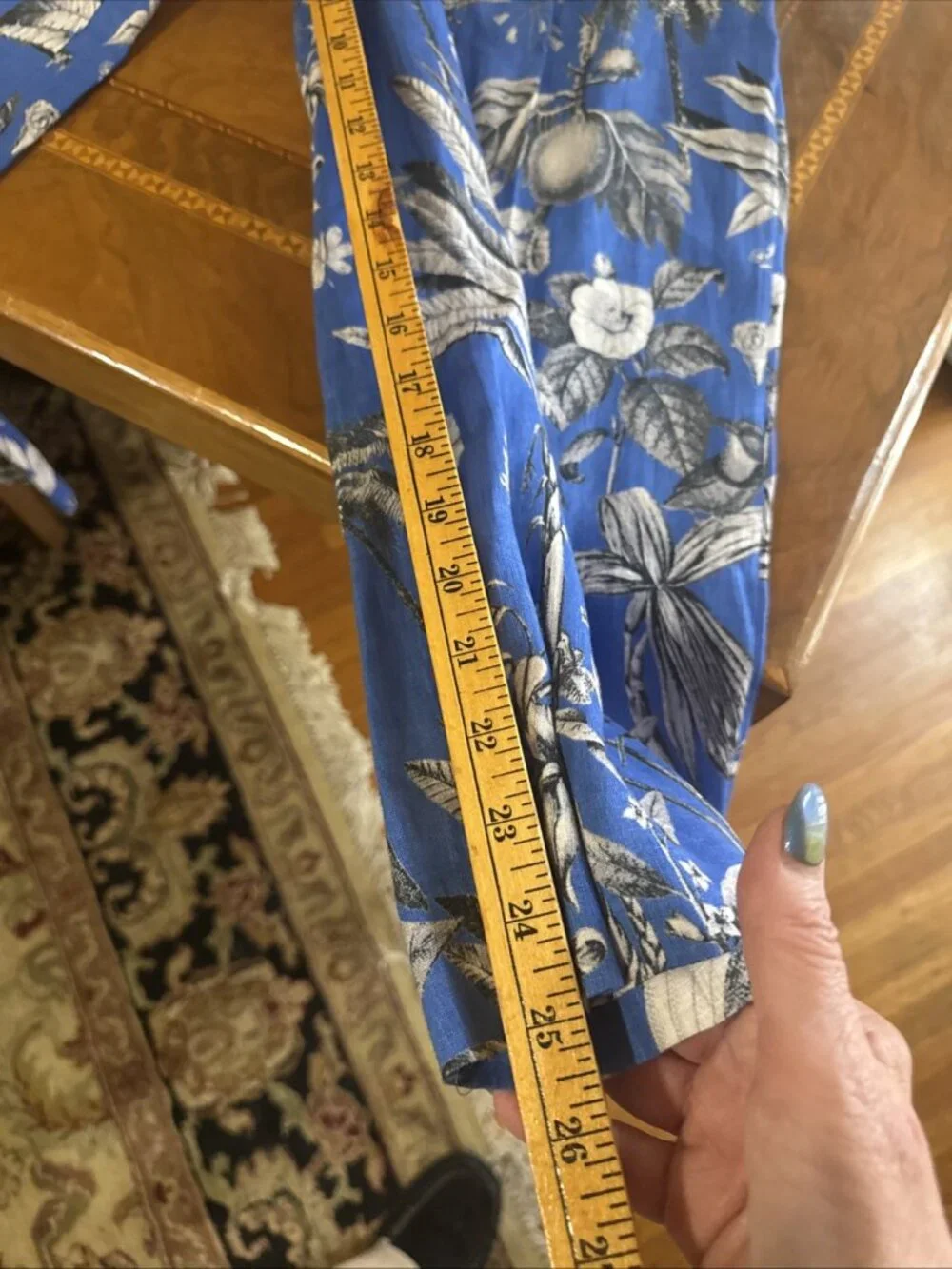 J.Crew Italian Linen Wide-Leg Pants Size 4 High Rise In Ratti Tropical Toile